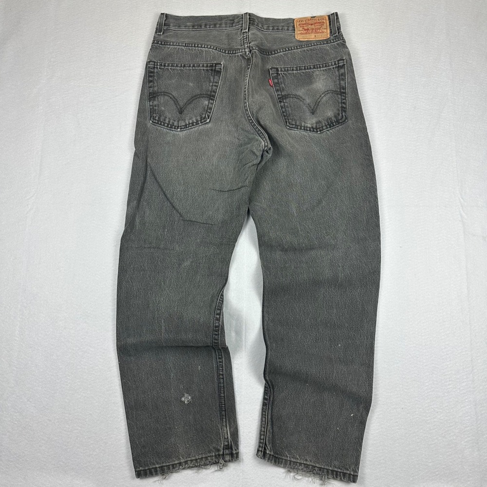 Faded Black Levis 550 Relaxed Fit Jeans 34x30‎